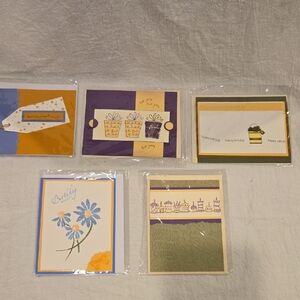 Set of Handmade Greeting Cards Birthday